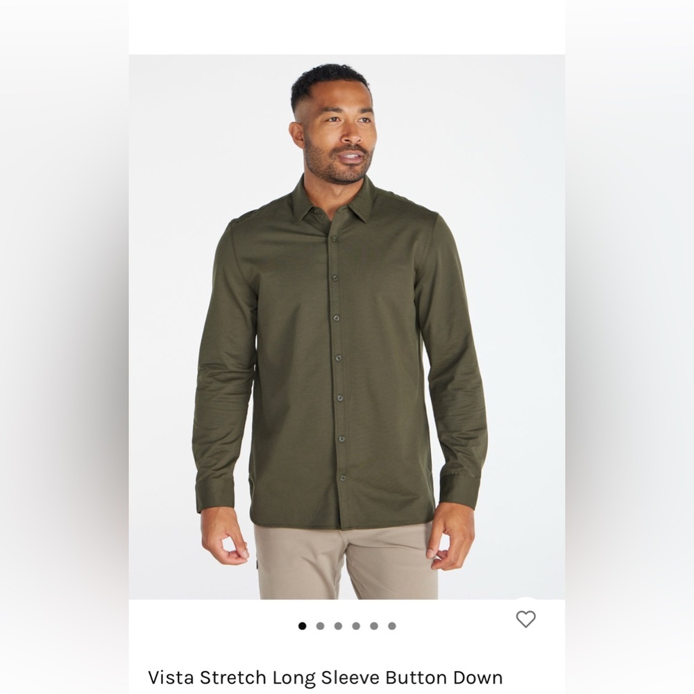 BYLT Men’s Vista Stretch Long Sleeve Button Down Shirt